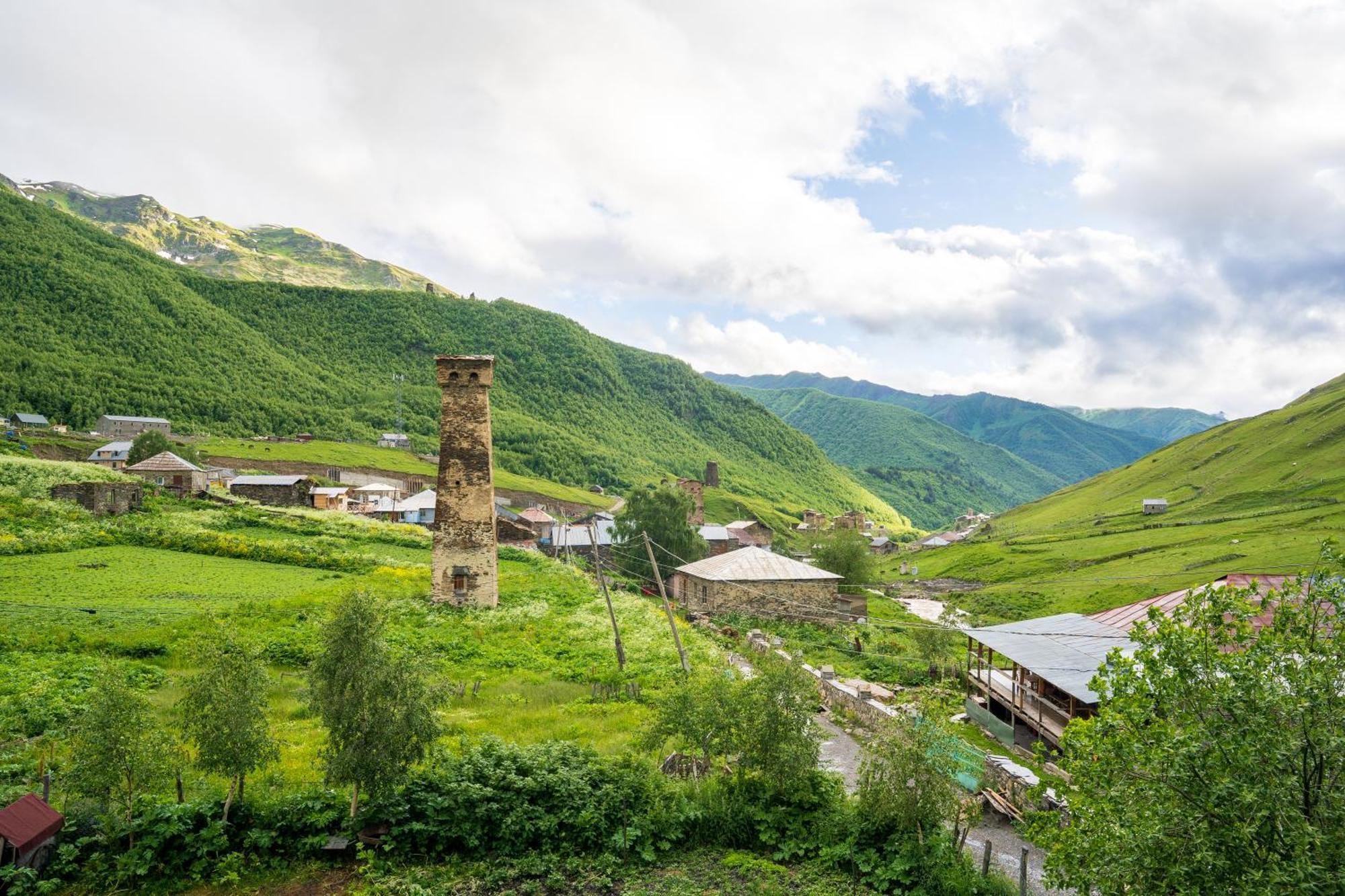 Guesthouse Svani Ušguli Exteriér fotografie